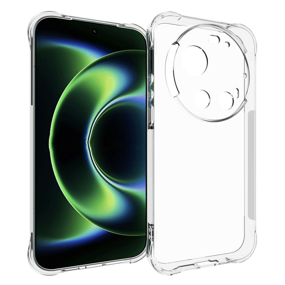 Xiaomi 17 Ultra EIDERWOOD Fleksibelt Plast Bagside Cover m. Forstærkede Hjørner - Gennemsigtig