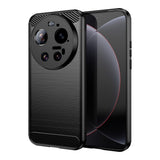 Xiaomi 17 Ultra EIDERWOOD Brushed Carbon Bagside Cover - Sort