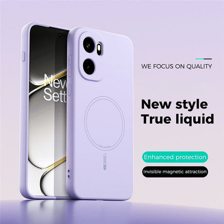 EIDERWOOD OnePlus 15R Silikone Bagside Cover - MagSafe Kompatibel - Lilla