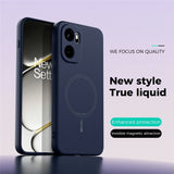 EIDERWOOD OnePlus 15R Silikone Bagside Cover - MagSafe Kompatibel - Mørkeblå