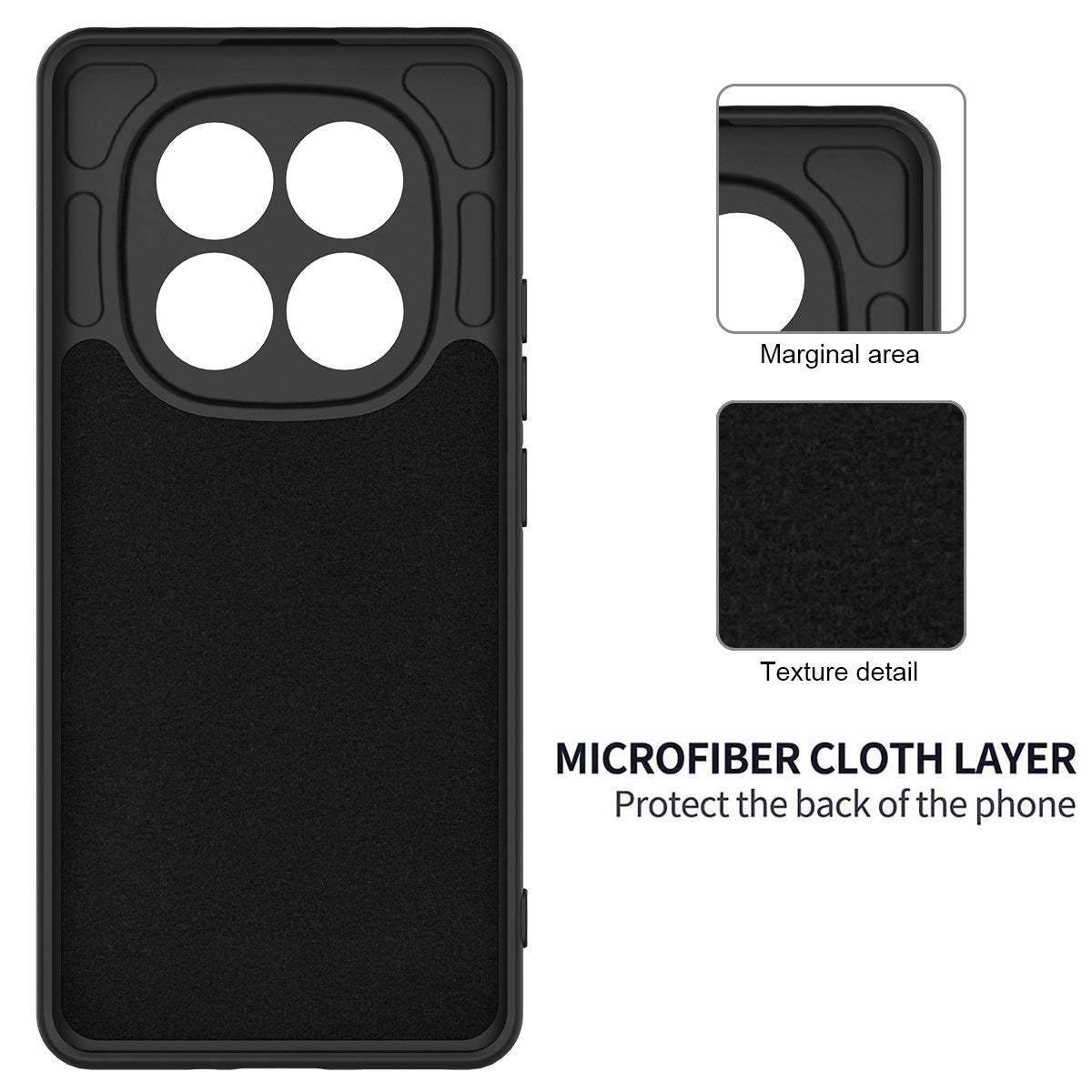 Xiaomi Redmi Note 15 Pro (5G) EIDERWOOD Silikone Bagside Cover m. Strop - Sort