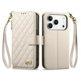 iPhone 18 Pro / 17 Pro EIDERWOOD Kunstlæder Flip Cover m. Tekstur - Hvid