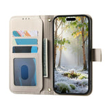 iPhone 18 Pro / 17 Pro EIDERWOOD Kunstlæder Flip Cover m. Tekstur - Hvid