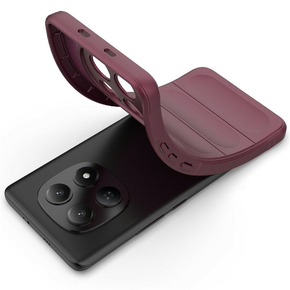 Xiaomi Redmi Note 15 (5G) EIDERWOOD Rugged Plast Bagside Cover - Mørkerød