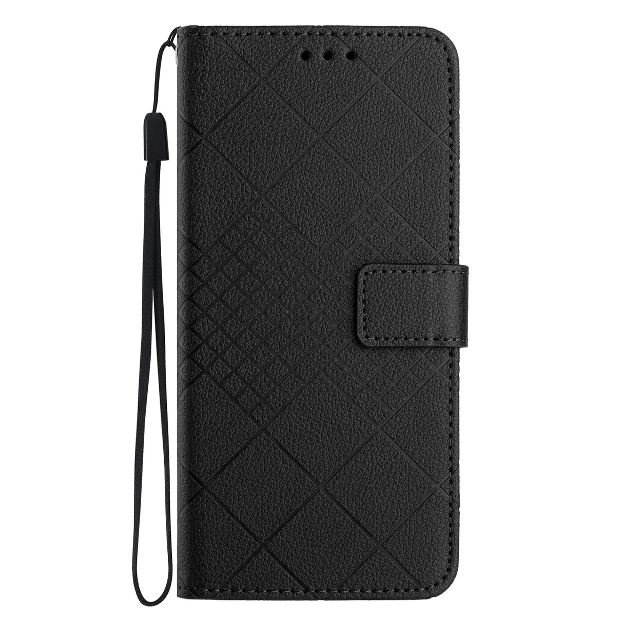 OPPO Reno15 (5G) EIDERWOOD Kunstlæder Cover m. Strop - Sort