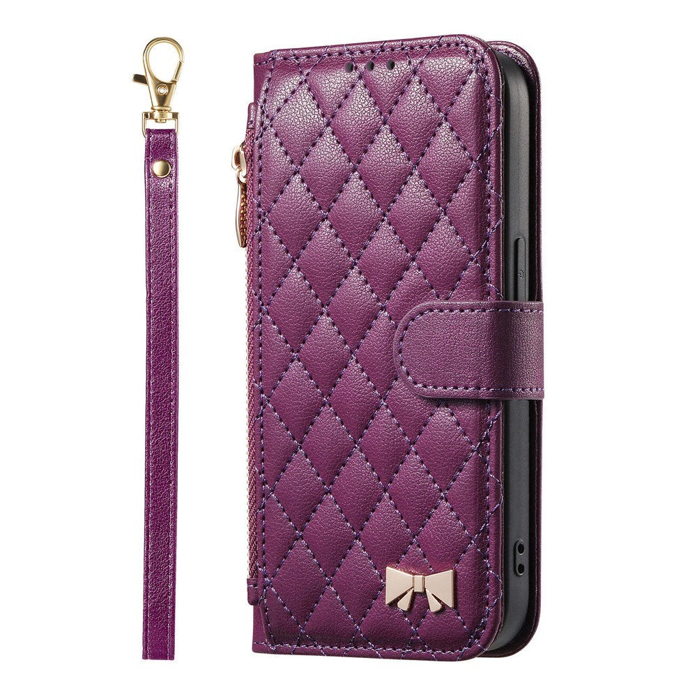 iPhone 18 Pro Max / 17 Pro Max EIDERWOOD Kunstlæder Flip Cover m. Tekstur - Lilla