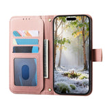 iPhone 18 Pro Max / 17 Pro Max EIDERWOOD Kunstlæder Flip Cover m. Tekstur - Lyserød