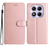 Xiaomi Redmi Note 15 (5G) / Poco M8 (5G) EIDERWOOD Kunstlæder Flip Cover inkl. Strop - Rose Gold
