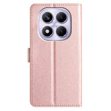 Xiaomi Redmi Note 15 (5G) / Poco M8 (5G) EIDERWOOD Kunstlæder Flip Cover inkl. Strop - Rose Gold