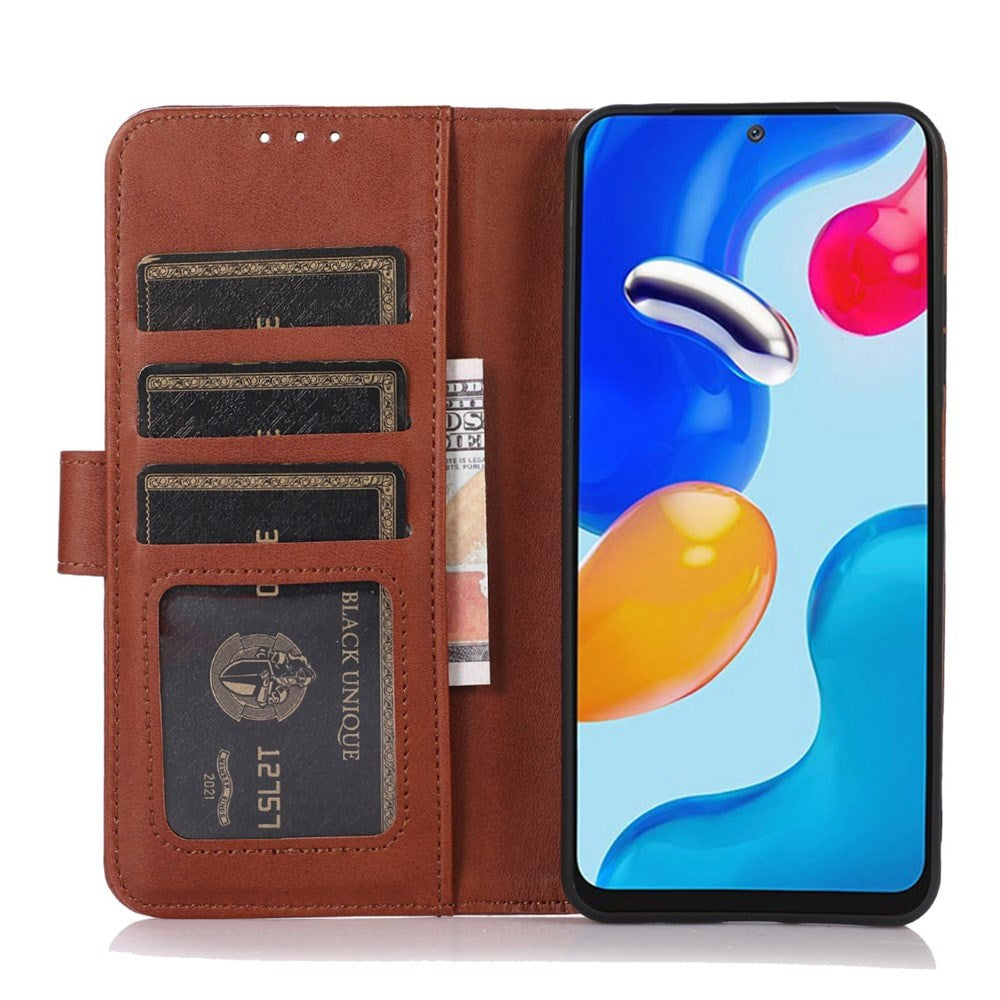 EIDERWOOD OnePlus Nord CE6 / Nord 6 Kunstlæder Flip Cover med Ståfunktion og Pung - Brun