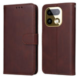 Realme 16 Pro+ EIDERWOOD Kunstlæder Flip Cover inkl. Strop - Brun