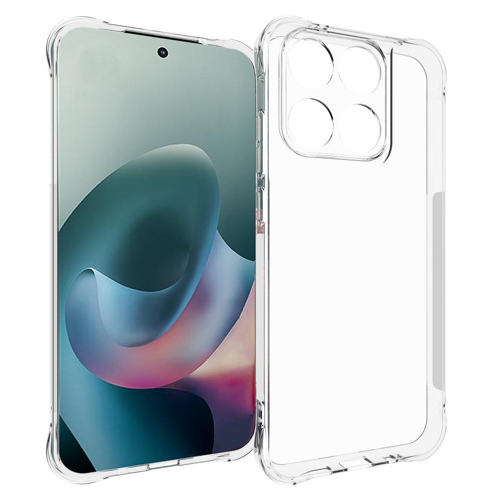 Motorola Moto G77 / G67 EIDERWOOD Fleksibelt Plast Bagside Cover m. Forstærkede Hjørner - Gennemsigtig