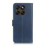 Motorola Moto G77 / G67 EIDERWOOD Kunstlæder Mobilcover m. Kortholder - Blå