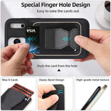 iPhone 17 Pro EIDERWOOD Kunstlæder Cover m. Kortholder - MagSafe Kompatibel - Sort