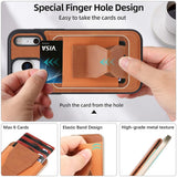 iPhone 17 Pro EIDERWOOD Kunstlæder Cover m. Kortholder - MagSafe Kompatibel - Brun