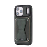 iPhone 17 Pro EIDERWOOD Kunstlæder Cover m. Kortholder - MagSafe Kompatibel - Grøn