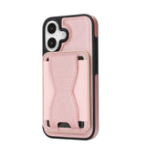 iPhone 17 EIDERWOOD Kunstlæder Cover m. Kortholder - MagSafe Kompatibel - Lyserød