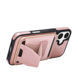 iPhone 17 EIDERWOOD Kunstlæder Cover m. Kortholder - MagSafe Kompatibel - Lyserød