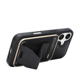 iPhone 17 EIDERWOOD Kunstlæder Cover m. Kortholder - MagSafe Kompatibel - Sort