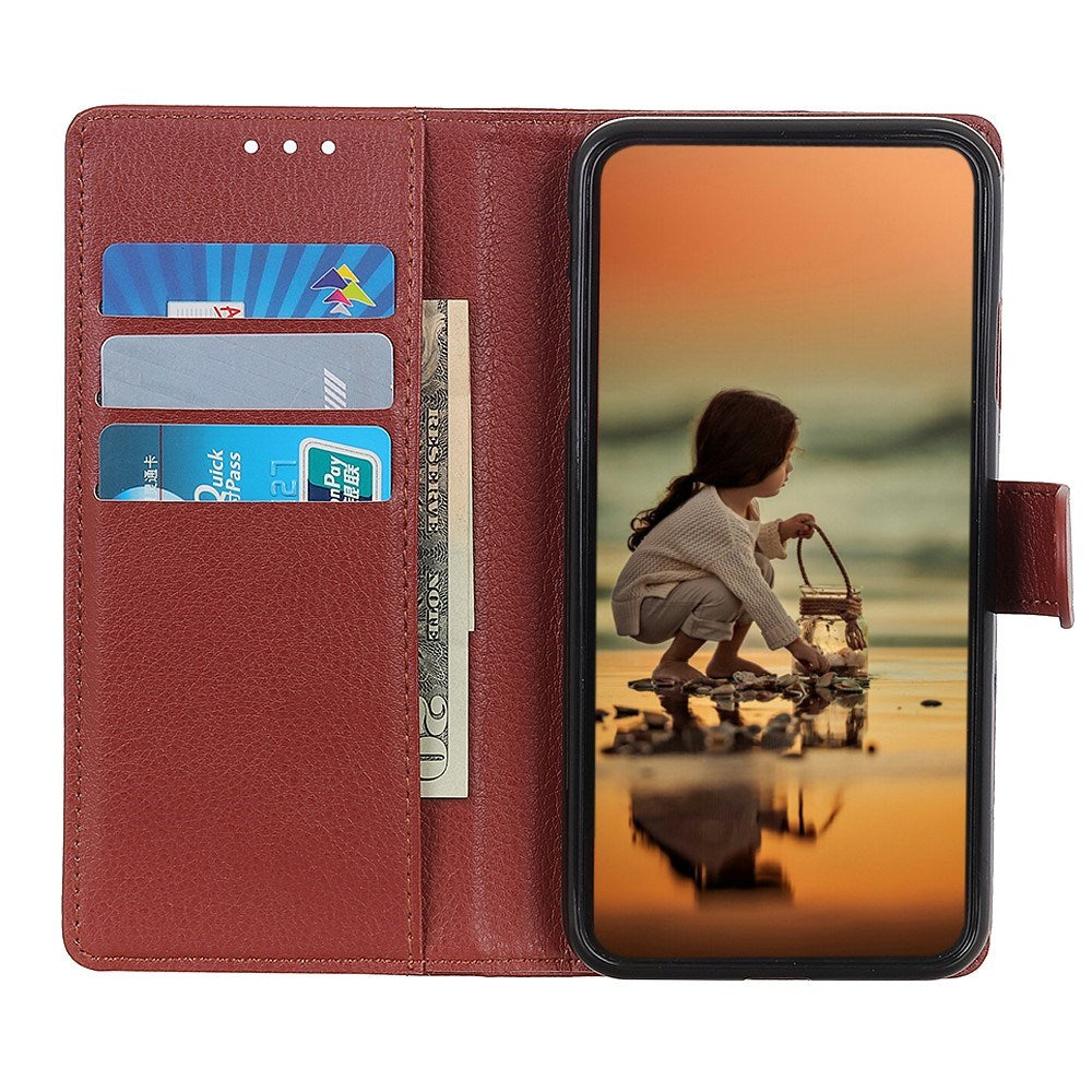 Motorola Edge 70 Fusion EIDERWOOD Kunstlæder Flip Cover - Brun