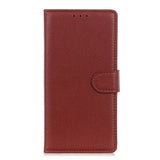 Motorola Edge 70 Fusion EIDERWOOD Kunstlæder Flip Cover - Brun