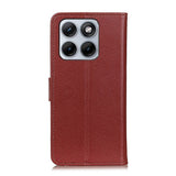 Motorola Edge 70 Fusion EIDERWOOD Kunstlæder Flip Cover - Brun
