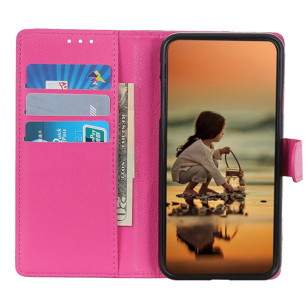 Motorola Edge 70 Fusion EIDERWOOD Kunstlæder Flip Cover - Lyserød