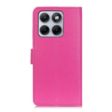 Motorola Edge 70 Fusion EIDERWOOD Kunstlæder Flip Cover - Lyserød