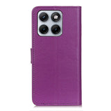 Motorola Edge 70 Fusion EIDERWOOD Kunstlæder Flip Cover - Lilla