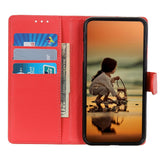 Motorola Edge 70 Fusion EIDERWOOD Kunstlæder Flip Cover - Rød