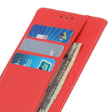 Motorola Edge 70 Fusion EIDERWOOD Kunstlæder Flip Cover - Rød