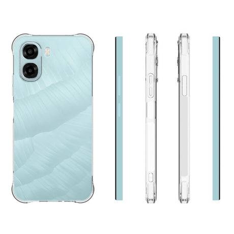 OPPO A6x EIDERWOOD Fleksibelt Plast Bagside Cover m. Forstærkede Hjørner - Gennemsigtig