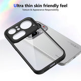 Nothing Phone (4a) Pro Hybrid Bagside Cover - Gennemsigtig / Sort