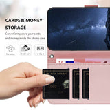 Xiaomi Redmi A7 Pro EIDERWOOD Kunstlæder Flip Cover m. Kortholder - Rose Gold