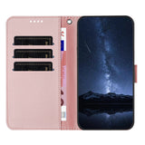Xiaomi Redmi A7 Pro EIDERWOOD Kunstlæder Flip Cover m. Kortholder - Rose Gold