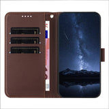 Xiaomi Redmi A7 Pro EIDERWOOD Kunstlæder Flip Cover m. Kortholder - Brun