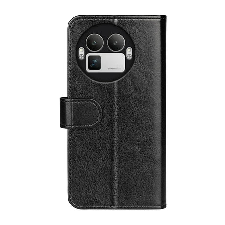 Realme GT 8 Pro EIDERWOOD Kunstlæder Flip Cover - Sort
