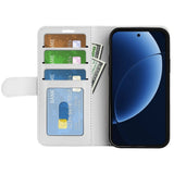 Realme GT 8 Pro EIDERWOOD Kunstlæder Flip Cover - Hvid