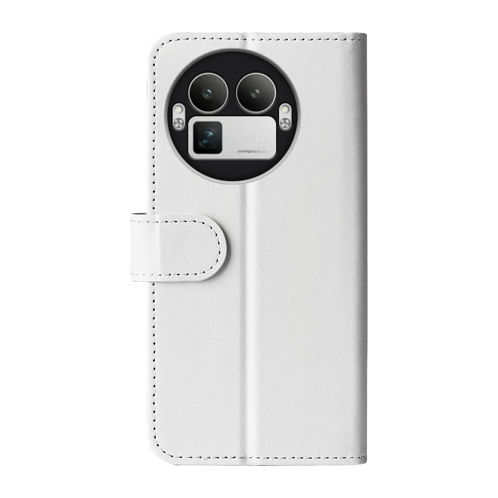 Realme GT 8 Pro EIDERWOOD Kunstlæder Flip Cover - Hvid