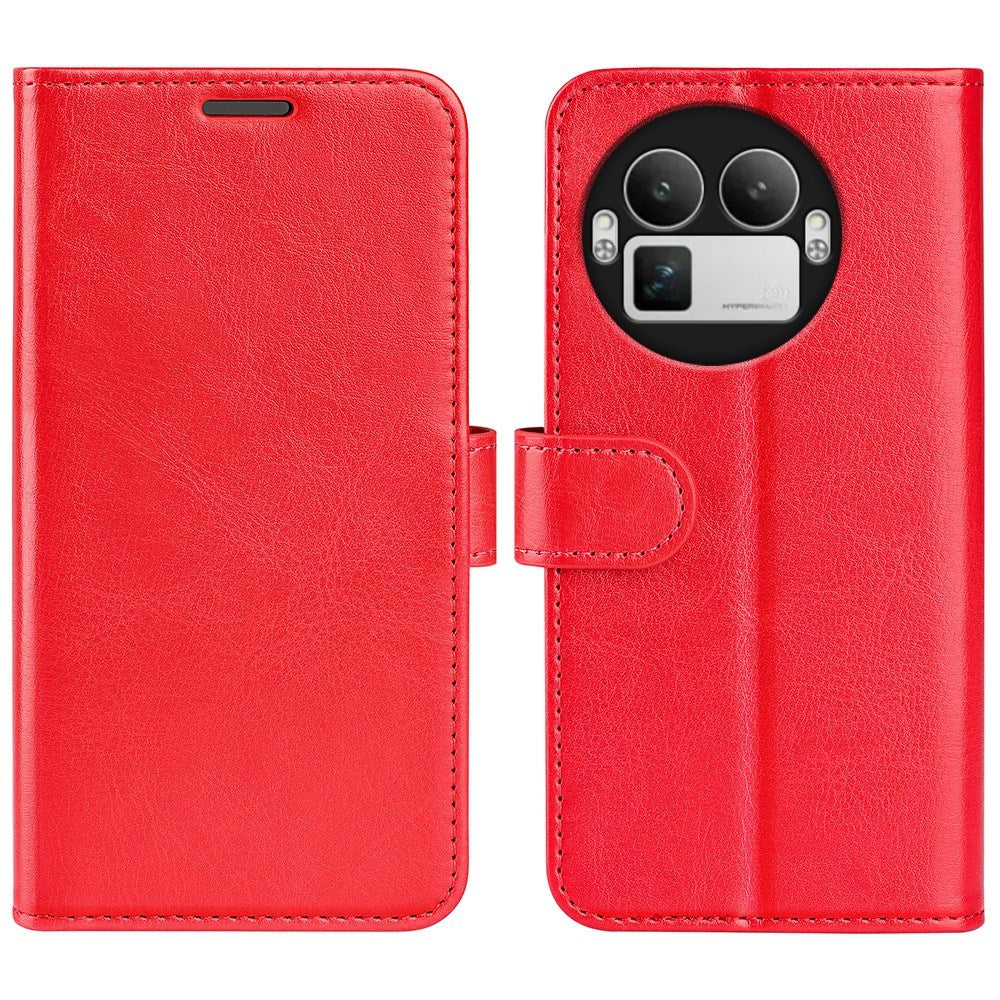 Realme GT 8 Pro EIDERWOOD Kunstlæder Flip Cover - Rød