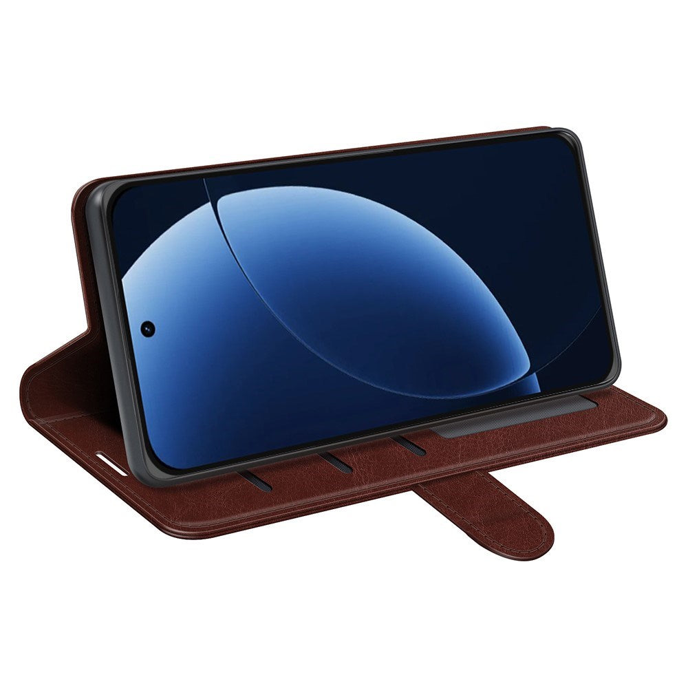 Realme GT 8 Pro EIDERWOOD Kunstlæder Flip Cover - Brun