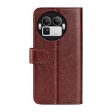 Realme GT 8 Pro EIDERWOOD Kunstlæder Flip Cover - Brun