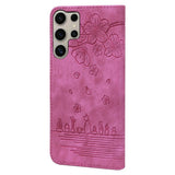 Samsung Galaxy S26 Ultra EIDERWOOD Mobil Cover m. Tryk / Kortholder / Strop - Lyserød