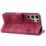 Samsung Galaxy S26 Ultra EIDERWOOD Mobil Cover m. Tryk / Kortholder / Strop - Rød