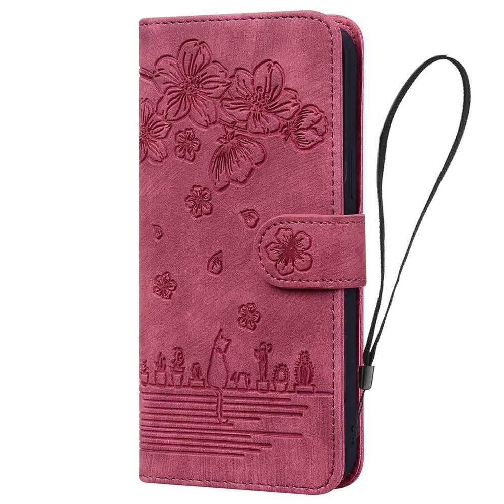 Samsung Galaxy S26 Ultra EIDERWOOD Mobil Cover m. Tryk / Kortholder / Strop - Rød