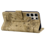 Samsung Galaxy S26 Ultra EIDERWOOD Mobil Cover m. Tryk / Kortholder / Strop - Brun