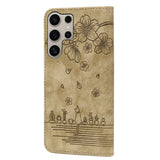 Samsung Galaxy S26 Ultra EIDERWOOD Mobil Cover m. Tryk / Kortholder / Strop - Brun