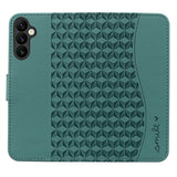 Samsung Galaxy A57 EIDERWOOD Mobilcover m. Tryk - Kortholder & Strop - Grøn