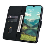 Samsung Galaxy A57 EIDERWOOD Mobilcover m. Tryk - Kortholder & Strop - Sort