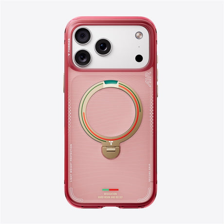 iPhone 17 Pro Max TORRAS Ostand Q3 Air Case m. 360° Kickstand - MagSafe Kompatibel - Wave of Passion